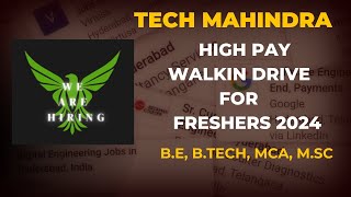 TECH MAHINDRA Tech M Supercoders Hiring Challenge 2024 Latest Job Notifications for Freshers [upl. by Perrie]