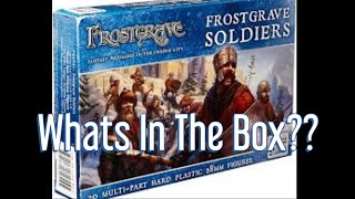 Epic Unboxing of Frostgrave Soldiers [upl. by Nwahsid283]