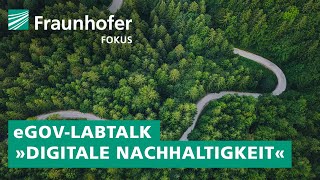 eGovLabtalk »Digitale Nachhaltigkeit« Wege für den Public Sector [upl. by Arda]