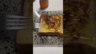 Toasted bread with maple syrup [upl. by Teodora]