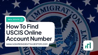 How to Find USCIS Online Account Number [upl. by Hillery]