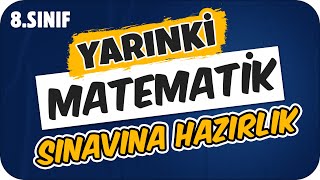 YARINKİ MATEMATİK SINAVINDA ÇIKAR ✍🏻 8 SINIF [upl. by Adierf73]