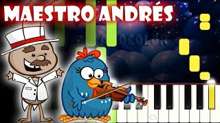 Maestro Andrés  Piano Cover  Tutorial  Karaoke [upl. by Drew]