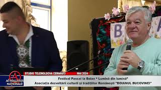 CERNĂUȚI  FESTIVAL PASCAL LA BOIAN  quotLUMINĂ DIN LUMINĂquot  MAI 2024 [upl. by Gustafson200]