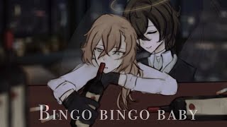 Bingo Bingo Baby  art  animation  bsd  skk  angst  ft chuuyadazai  •LiXiaoying [upl. by Ecinnahs175]