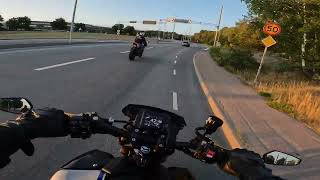 MT09 SP And S1000RR Highway Ride in the Sunset mt09sp s1000rr yamahamt09sp bmws1000rr 4k [upl. by Imefulo]