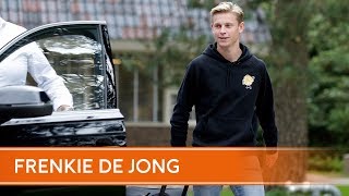 Frenkie de Jong voor de eerste keer bij het Nederlands elftal [upl. by Ytak]