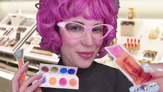 ASMR  Frenchy Does your Paper Makeup at Bloomingdales Layered [upl. by Klatt]