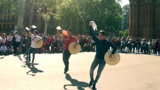 Marinera Norteña BARCELONA ARC DE TRIOMF  Exhibición De Los Campeones De Europa 2017 [upl. by Naved]