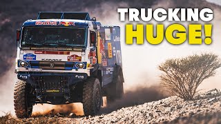 Dakar 2021 Take a Closer Look at the Kamaz Rally Trucks [upl. by Schellens]