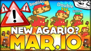 NEW AGARIO CLICKBAIT BIGGEST MARIO  EATING PRINCESS PEACH SUPER MARIO MMO FUNNY MOMENTS [upl. by Ahterod]