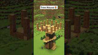 Minecraft Giant Tree House🏠 shorts [upl. by Adnimra]