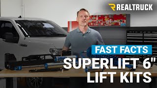 Superlift 6quot Coilover Lift Kits Fast Facts on a 2019 Ford F150 [upl. by Shane]