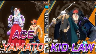 EX ACE YAMATOEX KID LAW🎮 GAMEPLAY ONE PIECE BOUNTY RUSH OPBR バウンティラッシュ [upl. by Tandi]