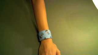 How to Make a Fabric Cuff Bracelet [upl. by Valerlan372]