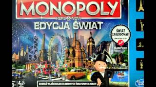 Monopoly Świat  Polska Standard Warszawa Gdańsk gry gra opis [upl. by Stephana]