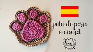 Huella de pata a crochet  MARYJ HANDMADE [upl. by Rech]