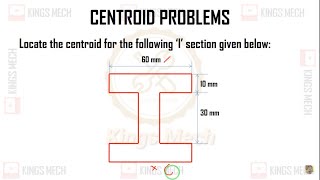 centroid of I section in tamil [upl. by Ulund]