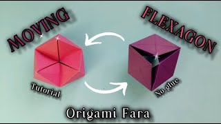 Create a Magical Moving Origami Flexagon – Mesmerizing Paper Trick [upl. by Hamburger]