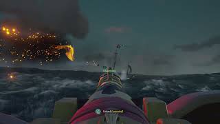 The Valkyrie VS 4 Enemy Ship of the Brigantine in Sea of thieves 3V3 Hourglass [upl. by Aylmer]