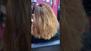 Color correction nightmare on DIYed colored hair [upl. by Notwal]