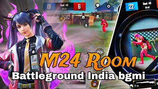 room card m24 pubg mobile room m24 bgmi battleground india [upl. by Syck]