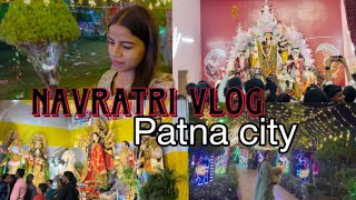 MY FIRST NAVRATRI CELEBRATION IN PATNA CITY  patna city  navratri celebrations  Bihar patna ❤️ [upl. by Akinirt]