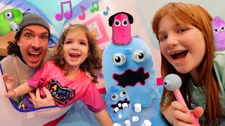 BABY RAiNBOW GHOSTS visit Doctor Adley Niko and Navey play neighborhood Animal Vet with new merch [upl. by Aisenat]