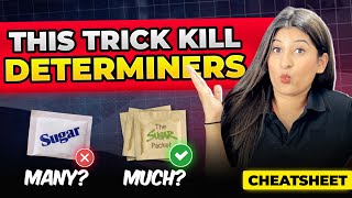 Determiners in One shot😎 Cheatsheet  Guaranteed questions🔥 BEST SHORT TRICKS✅ [upl. by Carmencita]