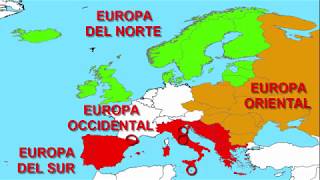 Países de Europa Localización y Capitales paises europa paisesdelmundo [upl. by Dihahs]