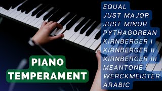 Piano TEMPERAMENT comparison [upl. by Noteek]