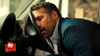 The Hitmans Wifes Bodyguard 2021  DruggedUp Driver Scene  Movieclips [upl. by Maury362]