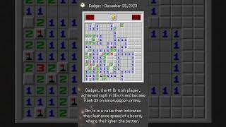 Minesweeper top 3 PB by Gadget 636 in 3bvs [upl. by Disini]