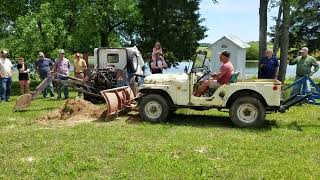 Hueston Woods State Park Ohio Willys Jeep Push Blade Demonstration May 2024 [upl. by Novyert]