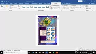 COMO HACER UN AFICHE EN WORD [upl. by Nivlad196]
