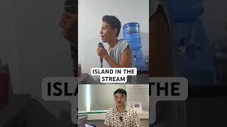 ISLAND IN THE STREAM COVER REACTION VIDEO 😱😱😱 GANDA NG BOSES NI KUYA viralvideo viral trend [upl. by Naaman]