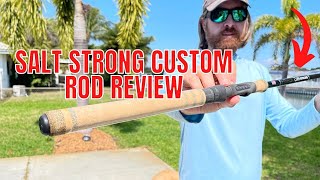 Salt Strong Bull Bay Custom Inshore Spinning Rod Review [upl. by Irrej863]