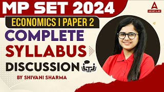 MP SET Syllabus 2024  MP SET Economics Syllabus 2024 [upl. by Marzi]