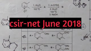 Pyridine N oxide question from csirnet exam June 2018 [upl. by Parent]