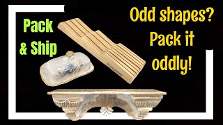 Let’s PACK to SHIP Wood Shelf  Butter Dish  Knife Block Step by Step  Avante Avenue [upl. by Yebot711]