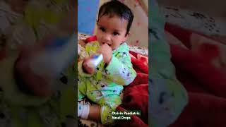 Otrivin PaediatricNasal Drops how to use my beby her self relieve cutebaby trending [upl. by Acilef783]