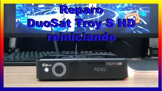 DuoSat Troy S HD  reiniciando  reparo [upl. by Ahcsap77]