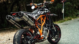 KTM SMR 1000cc Custom Supermoto Build [upl. by Wemolohtrab915]