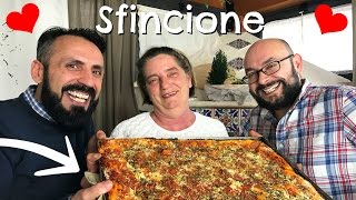 La Vera Ricetta dello Sfincione Palermitano  Vlog Ricetta con Ospite  55Winston55 [upl. by Koralie]