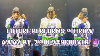 Future Performs Throw Away Part 2 For The First Time 🔮 [upl. by Horatio]