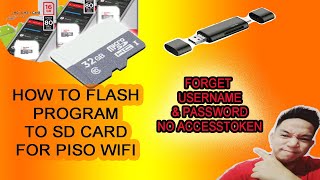 How to Flash and How to install os for Piso wifi vendo 2022 [upl. by Donavon]