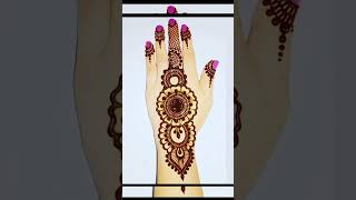 Beautiful mehndi design  esay mehndi design youtubeshorts shorts [upl. by Hirst]