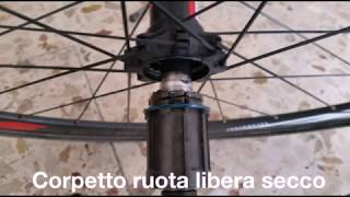 Come smontare e ingrassare il corpetto Ruota libera x ruote CampagnoloFulcrum [upl. by Edgard]