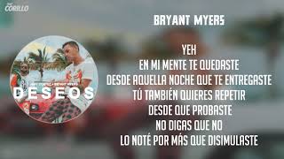 Deseos  Jhay Cortez feat Bryant Myers Letra [upl. by Itida]