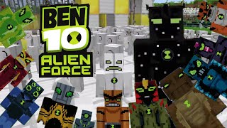 Minecraft Ben 10 Mod Showcase Part 2 Alien Force Recalibrated Omnitrix [upl. by Katleen]